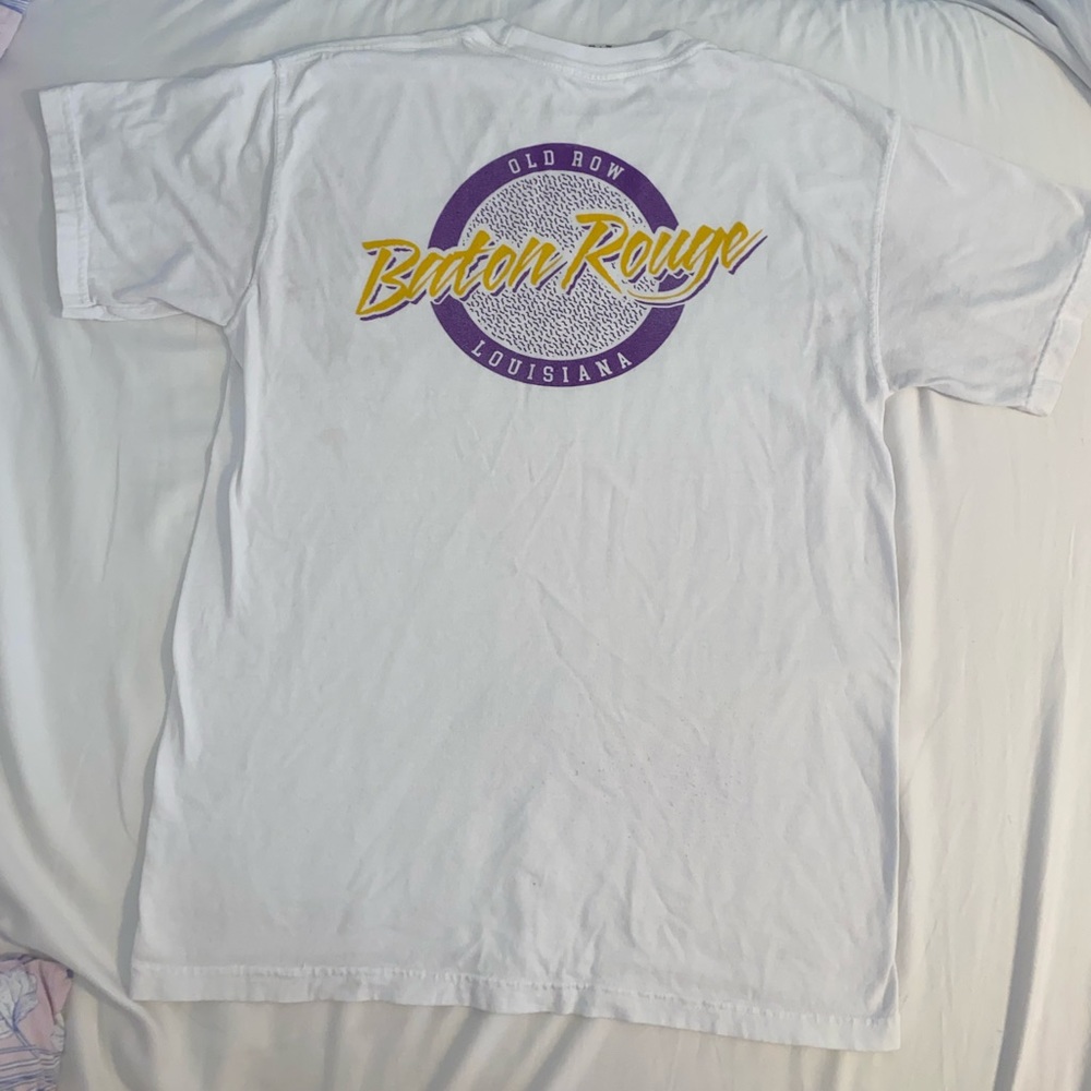 Comfort Colors Old Row Baton Rouge, Louisiana Circle Logo Pocket Tee